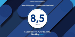 Booking.com Award 2016
